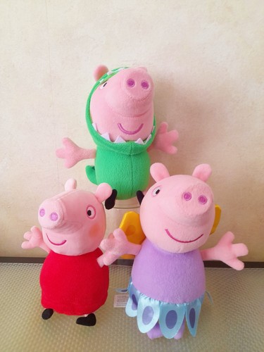 Peppa pig soft toys - pig, george