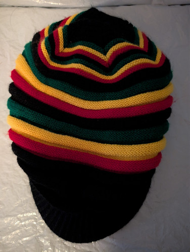 Rasta peak hat beanie for - , long