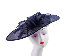 Large Flower Feather Hair Hat