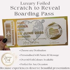 Rome - Boarding Pass - Plane