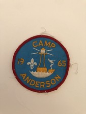 Vintage Boy Scouts Patch 1965 Camp Anderson 