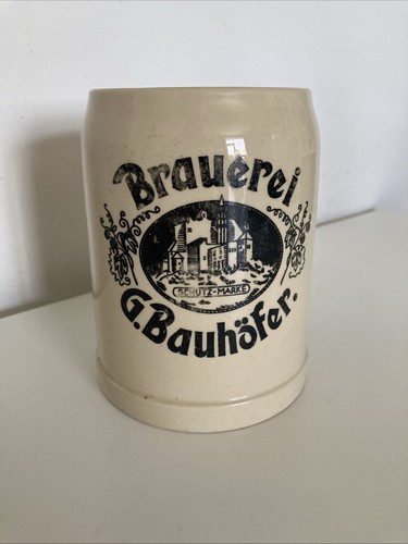 German stoneware beer stein - stoneware,