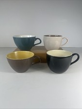 Poole Pottery - 4 x Mismatched Cups - Tea / Coffee / Craft Use - Lovely Colours