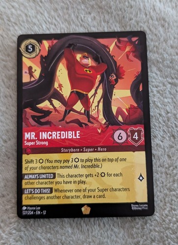 Lorcana incredible super - lorcana:,