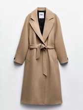 ZARA WOMAN LONGLINE WOOL BLEND