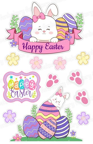 Easter rabbit egg cake - easter,