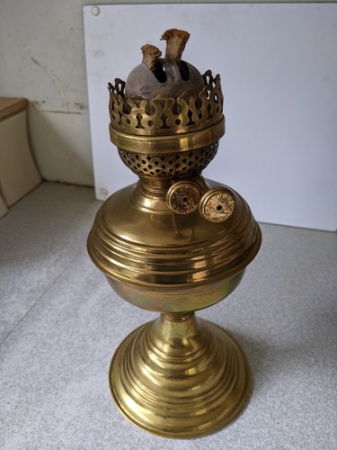Antique vintage brass oil - brass,