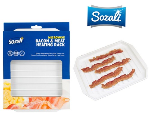 Plastic microwave tray bacon - microwave,