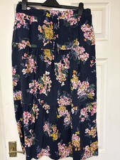 Joules Navy Floral Tier Maxi