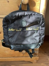 Doc Martens Black Nylon Backpack With Yellow Logo 30cms  Wide 37 Cms High VGC