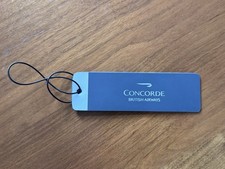 Concorde Plastic Luggage Tag