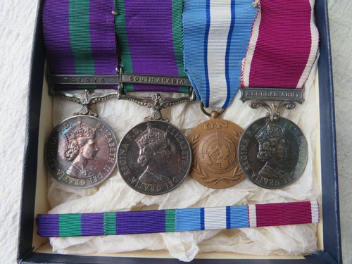 Group medals s sgt - 4, dunn