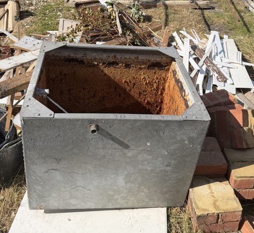 Old water tank - water,