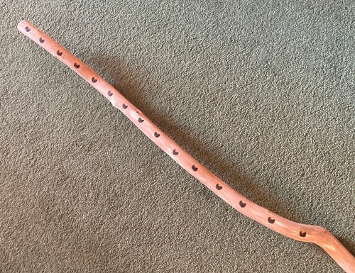 Hazel wood walking stick - walking,