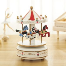 Aesthetic Wooden Carousel