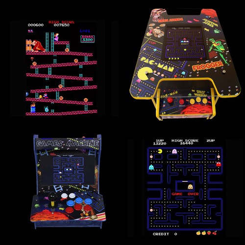 Retro arcade machine - machine, games