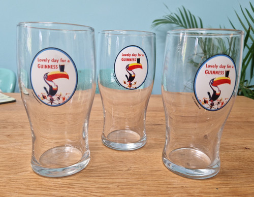 Guinness toucan glass beer - guinness,