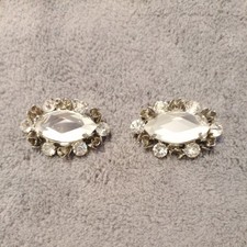 1 Pair Rhinestone Shoe Clips
