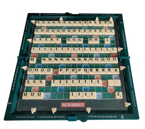 Green travel scrabble - scrabble, a