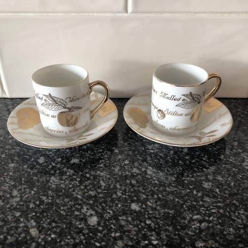 Vintage christmas espresso cup - vintage,
