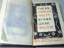 THE COMPLEAT ANGLER (THE TEMPLE CLASSICS) Hardcover 1902 by IZAAK WALTON