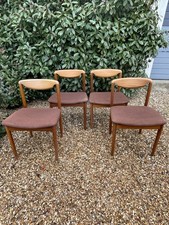 Set Of Four Solid Teak Dining