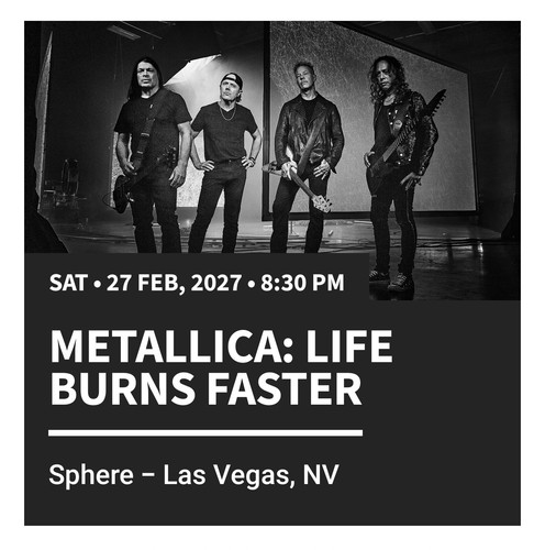Metallica sphere las vegas - metallica,