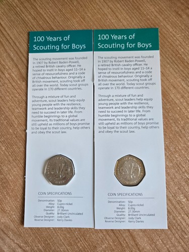 2019 fifty pence scouts - 2019, be