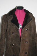 Womens vintage suede coat - womens,