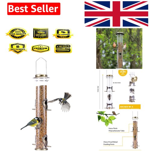 Metal bird feeder tube hanging - bird,