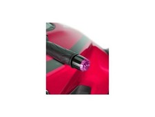Puig Black Thruster Bar Ends and Purple Caps Suzuki GSX 1400 2001-2006