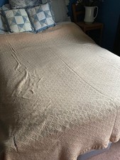 Vintage CELLULAR WOOL BLANKET