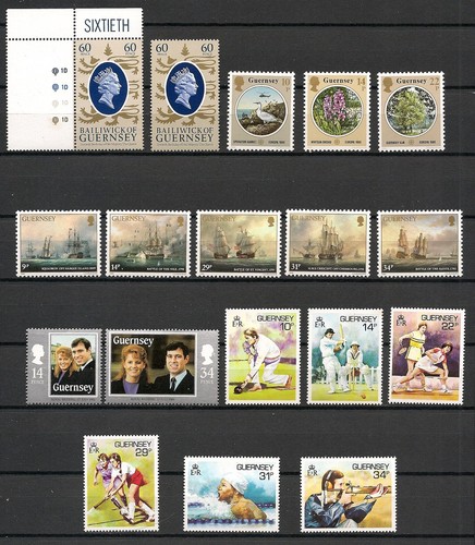 Guernsey stamps 1986 1989 - guernsey,