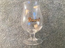 Unused Duvel Tulip Beer Glass with Gold Duvel Logo. C1990/2000s.