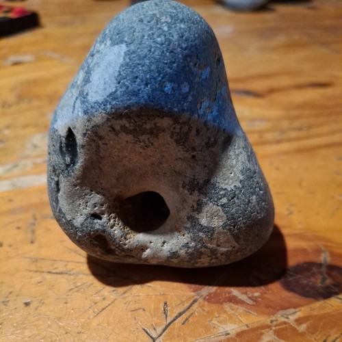 Medium size hag stone - stone, faerie