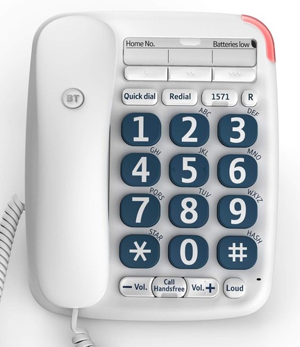 Big button 200 corded phone - bt,