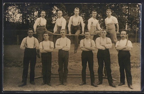 Group gymnasts the - of, on