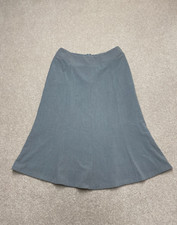 David Nieper Midi Skirt Size UK 14 Grey Women's