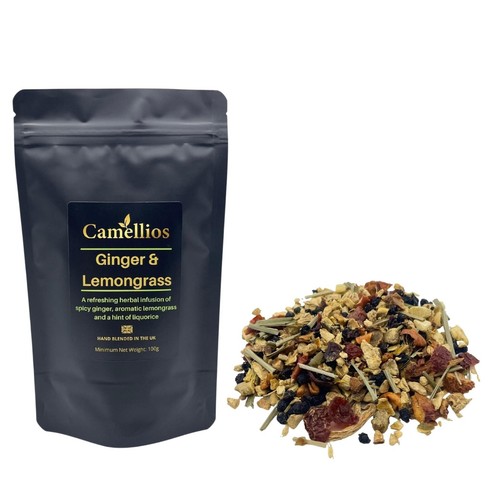 Ginger and lemongrass tea - ginger,