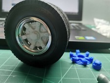 1:14  Tamiya 6 spoke spider inserts set of 6. 3D printed. Tamiya Truck / trailer
