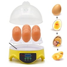 Digital 7x Egg Incubator Automatic Temperature Control Turning Chicken Hatcher