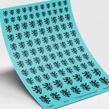 Heraldic Lion (Size 2) Waterslide Transfers Decals