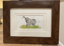 ORIGINAL (Not A print!) Framed