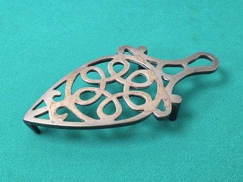 Antique heavy brass - heavy, flat