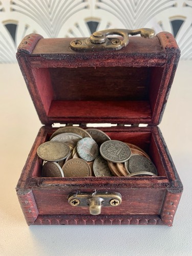 Wooden treasure chest old - wooden,
