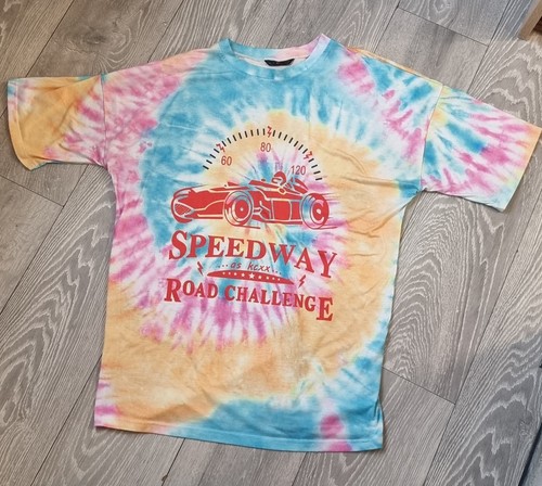 Multicoloured tie dye shirt - tie,