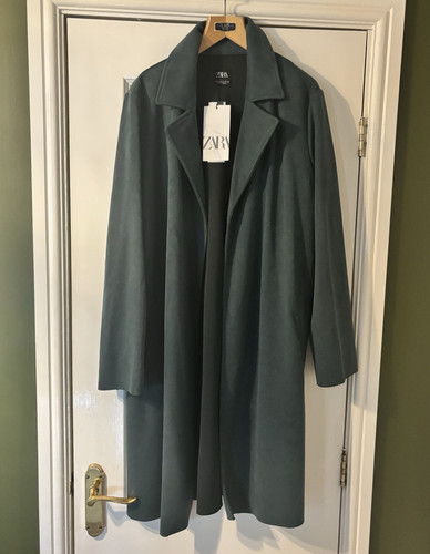 Zara women green long - zara,