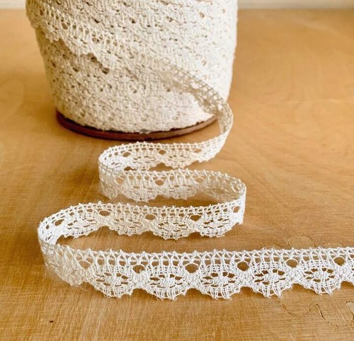 Vintage cotton lace edge - vintage,