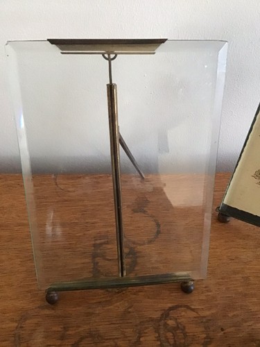 Antique french metal and glass - french,