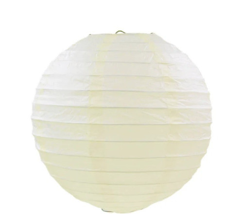 30cm white paper lampshade - 30cm,